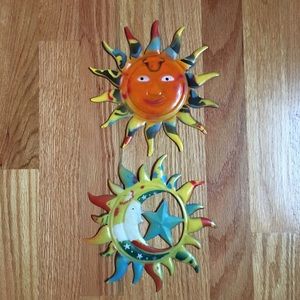 ☀️Boho moon and sun wall hanging set